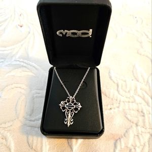 Harley Davidson cross necklace